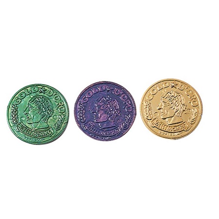 mardi gras gold coins