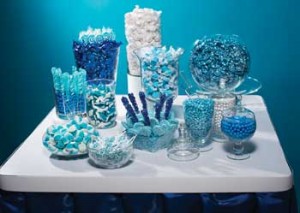 Andersons Prom Blue Candy Buffet