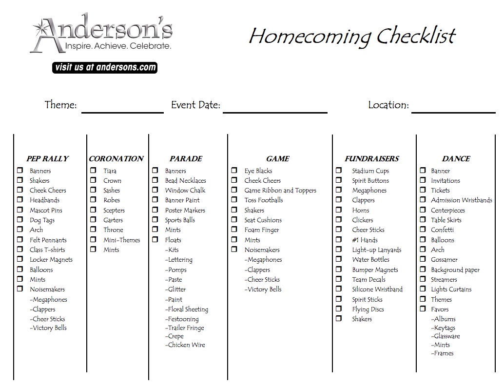 anderson's ultimate list of ideas for spirit week | anderson's blog