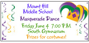 Middle School Dance - Custom Banner