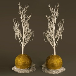 Razzle Dazzle Gold Centerpieces Kit (set of 2)