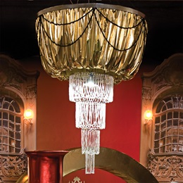 6 ft. 6 in. x 5 ft. Height of Opulence Chandelier Kit