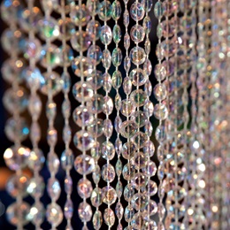 9' Iridescent Beaded Curtain Kit