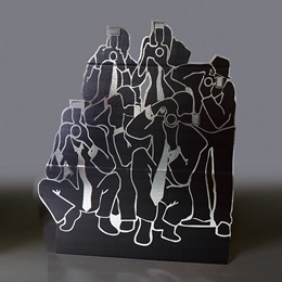 56 in. x 45 in. Metallic Paparazzi Stand-up Kit