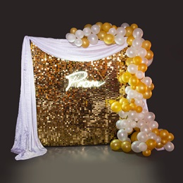 Sequined Prom Backdrop Kit