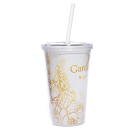 16 oz. Gilded Roses Full-color Custom Tumbler