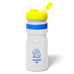 Amanzi 20 oz. Custom Sport Bottle with Flip Top Lid 