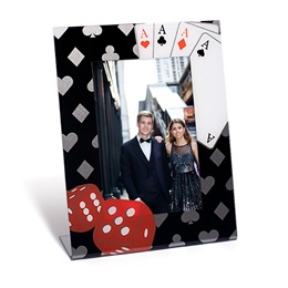 4 in. x 6 in. Casino Night Fun Acrylic Photo Frame