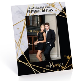 Full-color Budget Frame - Black and White Elegance
