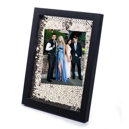 8 3/4 in. x 6 3/4 in. Sequined Frame with Clip