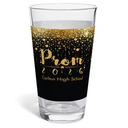 16 oz. Bubble Rain Custom Pint Glass