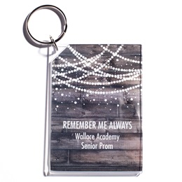 2 1/2 in. x 3 1/2 in. Rustic Glam Custom Key Chain