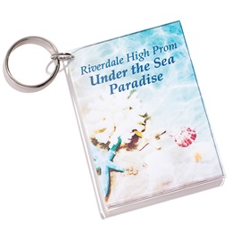 2 1/2 in. x 3 1/2 in. Ocean Seashells Custom Key Chain