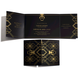 Brilliant Charm Foil Custom Invitation