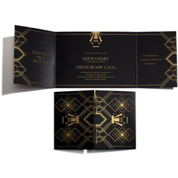 Brilliant Charm Foil Custom Invitation