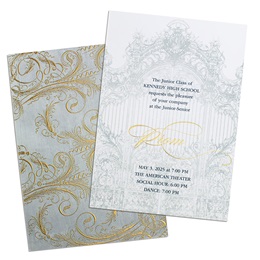 Regency Foil Custom Prom Invitation