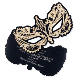 Masquerade Magic Twisting Invitation