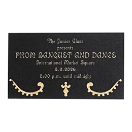 Gold Sparkle Ticket