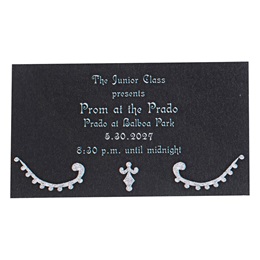 Silver Sparkle Ticket