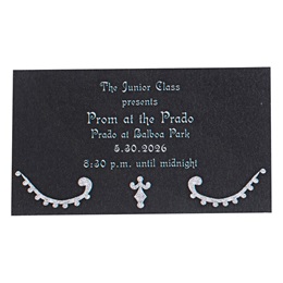 Silver Sparkle Ticket