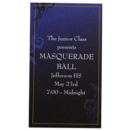 Sapphire Blue Luxury Ticket