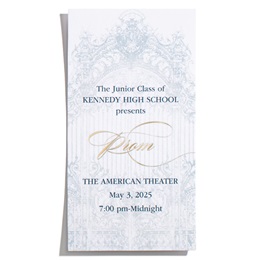 Regency Custom Prom Ticket