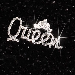 Rhinestone Queen Pin