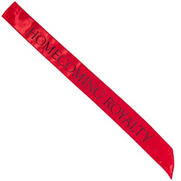 Red and Black 72 in. Satin Homecoming Royalty Sash