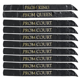 Same Day Ship Prom Sashes