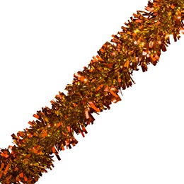 Orange 25 ft. Metallic Twist Garland