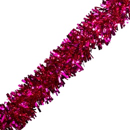 Pink 25 ft. Metallic Twist Garland