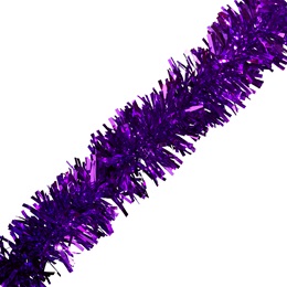 Purple 25 ft. Metallic Twist Garland