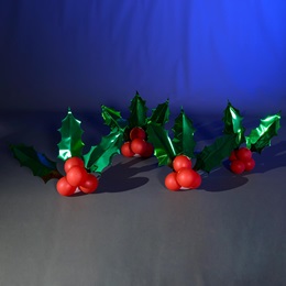 Holly & Berries Balloon Cluster Kit (Set of 4)