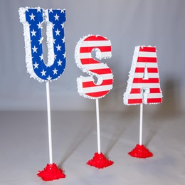 USA Letter Stands Parade Float Kit