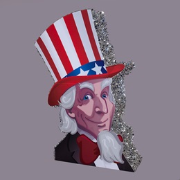 Uncle Sam Head Parade Float Kit