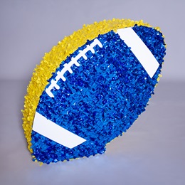 Blue/Yellow Mega Football Parade Float Kit
