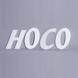 Large White HOCO Letters Parade Float Kit