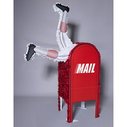 Red Mailbox With Legs Parade Float Kit