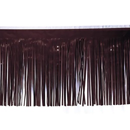 Brown 15 in. x 10 ft. Vinyl Parade Float Fringe