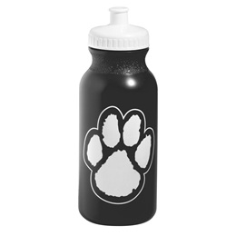 Water Bottle - Black Paw
