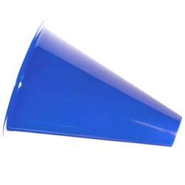 8" Blue Megaphone - Blank