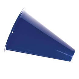 8" Navy Blue Megaphone - Blank