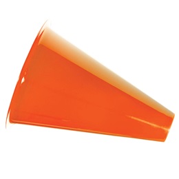 8" Orange Megaphone - Blank