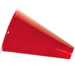 8" Red Megaphone - Blank