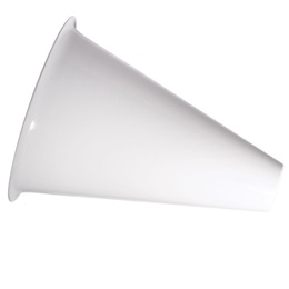 Blank White Spirit Megaphone