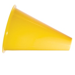8" Yellow Megaphone - Blank