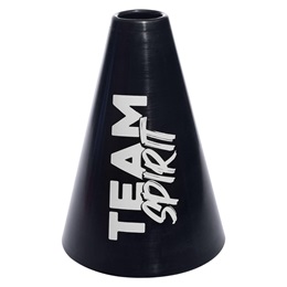 7 inches Team Spirit Megaphone - Black and White