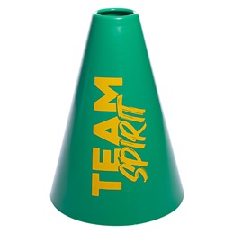 7 inches Team Spirit Megaphone - Green and Gold