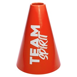 7 inches Team Spirit Megaphone - Orange and White