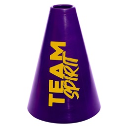 7 inches Team Spirit Megaphone - Purple and Gold